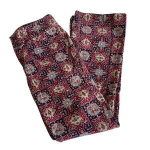 TOMMY HILFIGER Jeans Corduroy Flare Leg Size 5 Pants Patterned Colorful Women’s